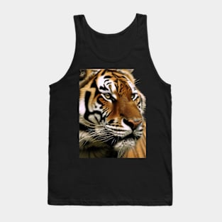 Tiger, fierceness, majesty, leadership, elegance. Tank Top